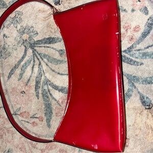 DKNYC Chic Red Shoulder Bag